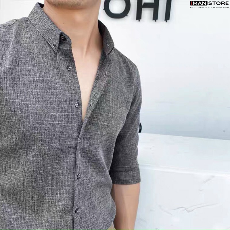 Áo Sơ Mi Nam Dài Tay VẢI ĐŨI [Cao Cấp], Sơ Mi Nam Hàn Quốc Công Sở Chất Vải Đũi Thoáng Mát, Bền ĐẸP | BigBuy360 - bigbuy360.vn