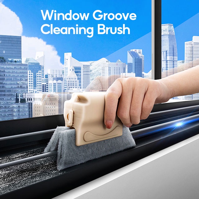 Bàn chải làm sạch rãnh cửa sổ