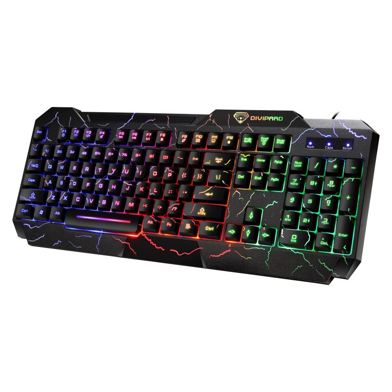 Bàn phím và chuột giả cơ DIVIPARD GMK60 ,Bộ bàn phím giả cơ và chuột game dành chi game thủ LED RGB. | BigBuy360 - bigbuy360.vn