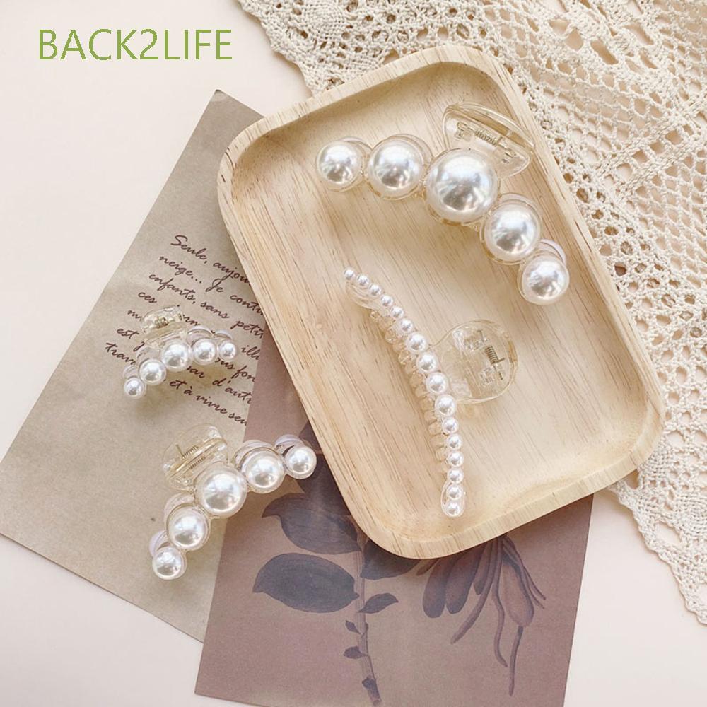 Kẹp gắp tóc đính ngọc trai nhân tạo thời trang cho nữ