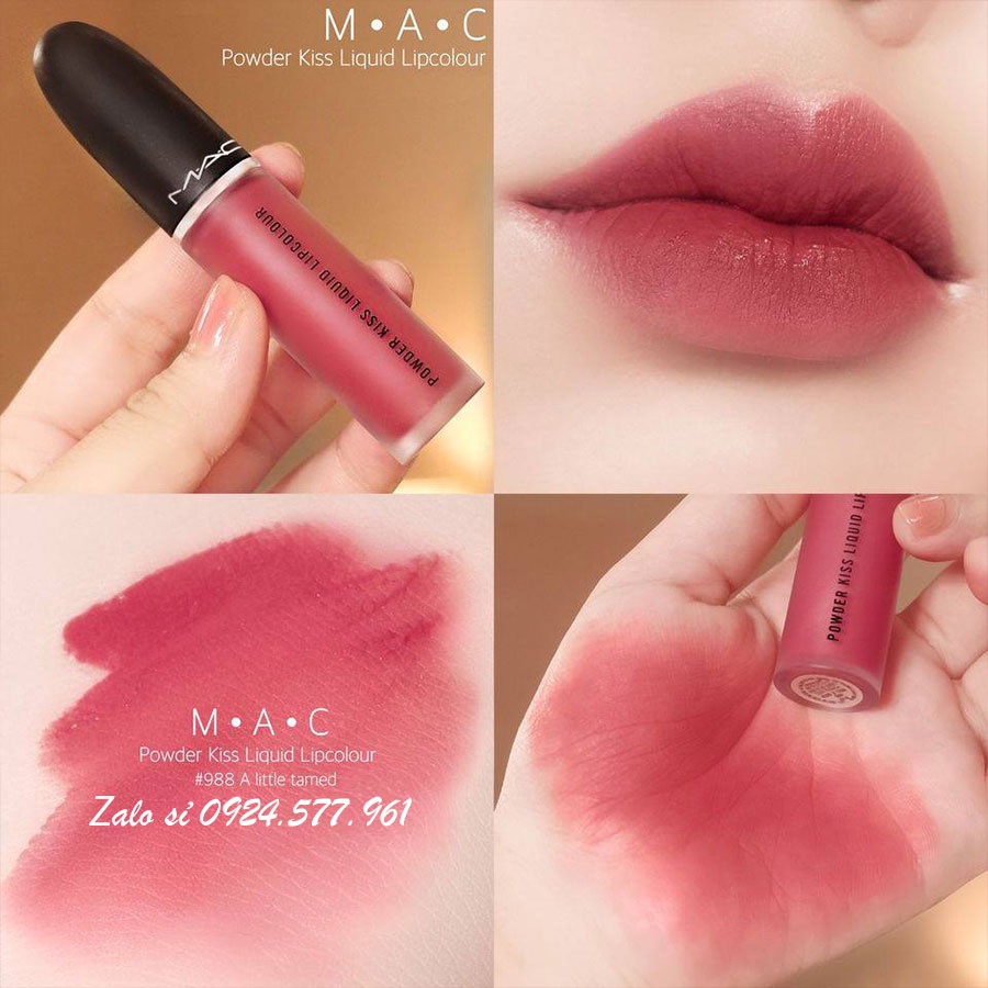 Tổng hợp Son Mac chính hãng powder kiss liquid siêu hot, son kem Mac lì lâu trôi có bill