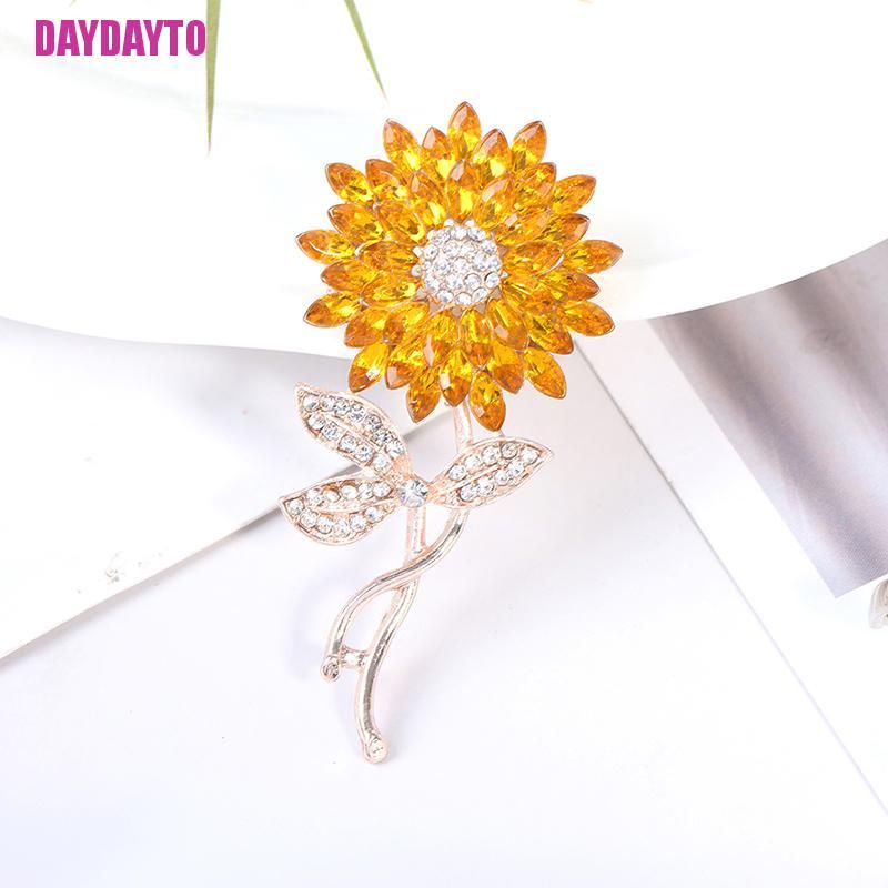 1 Ghim Cài Áo Hình Hoa Hướng Dương Dành Cho Nam Nữ