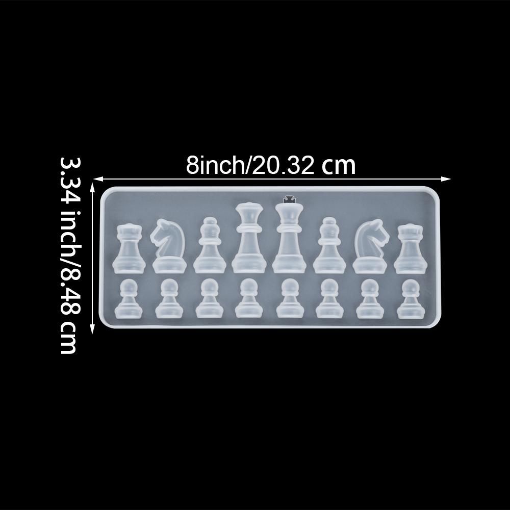 Khuôn Làm Bánh Hình Quân Cờ Vua Độc Đáo|Khuôn Silicon Làm Kẹo Đường Trang Sức
