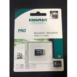 Thẻ Nhớ  KIOXIA (Toshiba)/ KINGMAX  Micro SDHC 16GB UHS-I 100MB/s - FPT/VIỄN SƠN phân phối