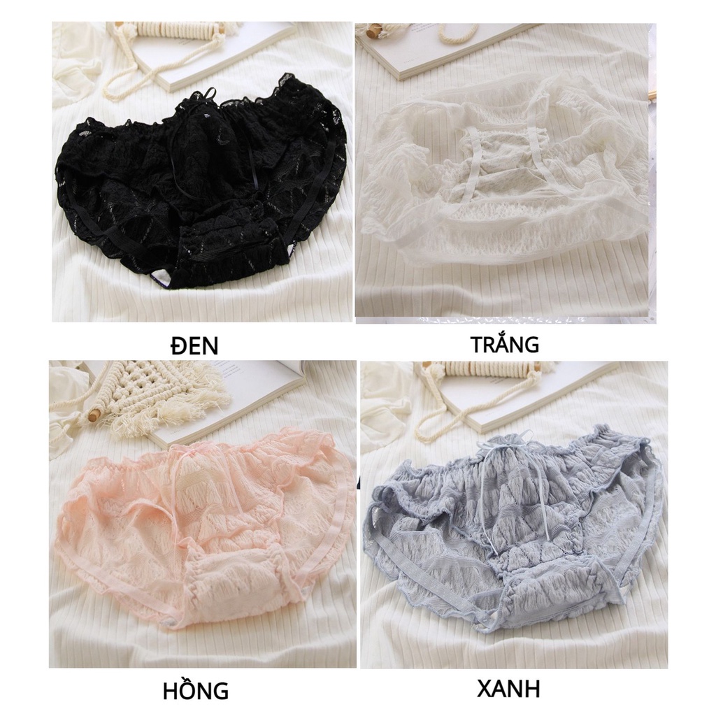 Quần Lót Nữ ❤️FREESHIP❤️ Quần Lót Ren Sexy tơ tằm cao cấp gợi cảm quyến rũ mã 619