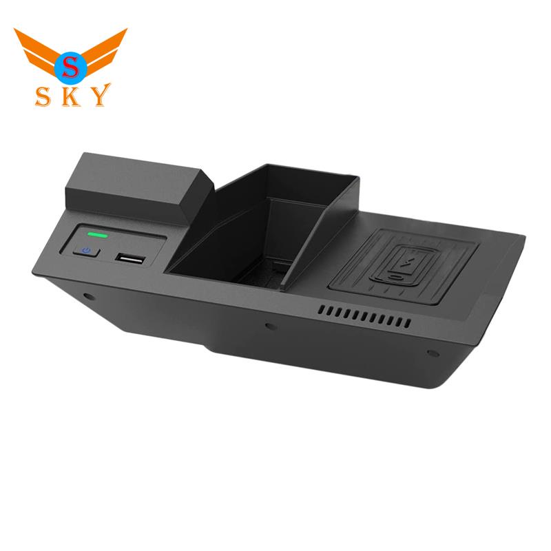 Đế Sạc Điện Thoại Không Dây Với Cổng USB Cho Mazda CX5 CX-5 2017-2021