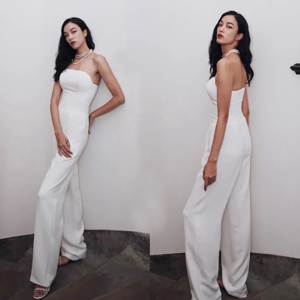 A35 Jumpsuit Cúp Ngực Dáng Dài Bộ Liền Dài