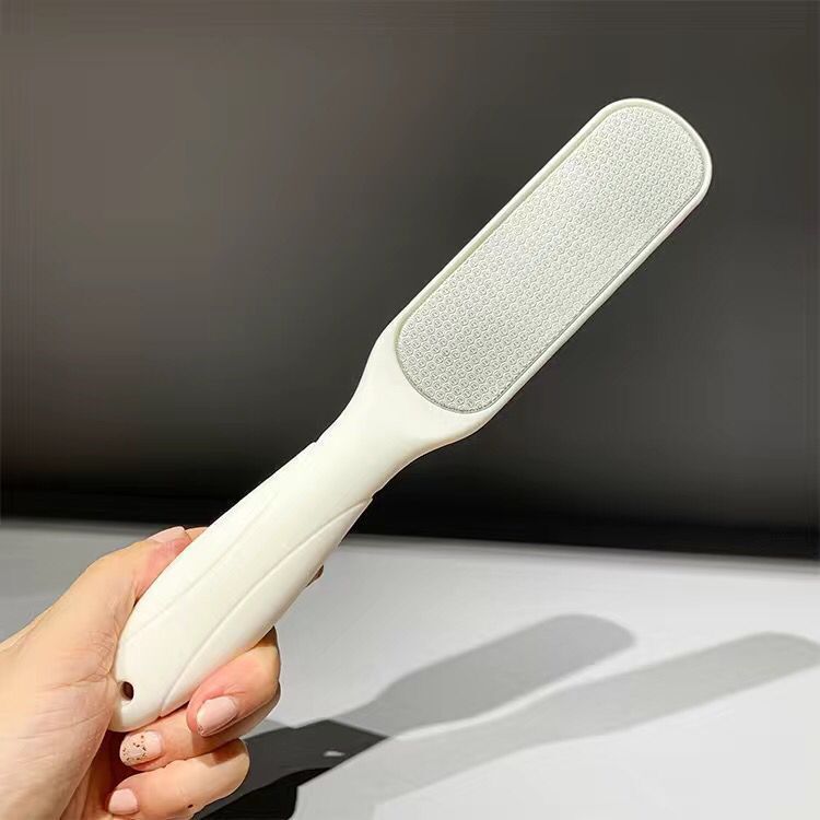 Dụng Cụ Chà Gót Chân Tẩy Tế Bào Chết Hai Mặt Bằng Thép Không Gỉ Chất Lượng Cao