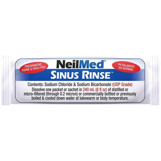 Nước muối rửa mũi Neilmed Sinus Rinse - Hộp 50 | 100 gói