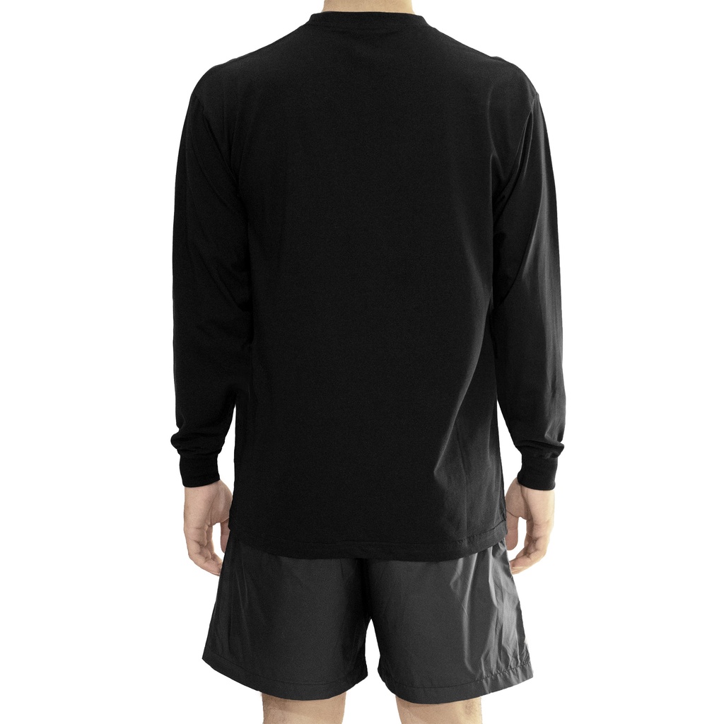 FRONT The Pawn Long Sleeve Tee D921 - BLACK ♟ Áo thun tay dài FRONT chất liệu Cotton màu đen