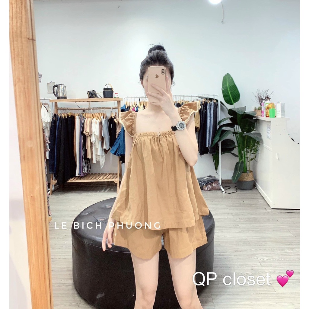 SIÊU SALE!!! XẢ SỈ BỘ MẶC NHÀ ĐŨI CAO CẤP CÁNH TIÊN PHA REN NỮ BN167