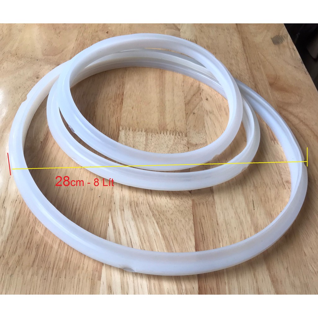 Gioăng nồi áp suất điện đa năng 18 / 20 / 22 / 24 / 28cm / 32 và 35cm - set 3 cái có zoăng phụ +núm áp suất điện