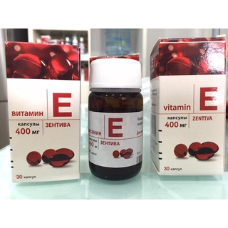 Vitamin e đỏ nga 400mg zentiva lọ thuỷ tinh