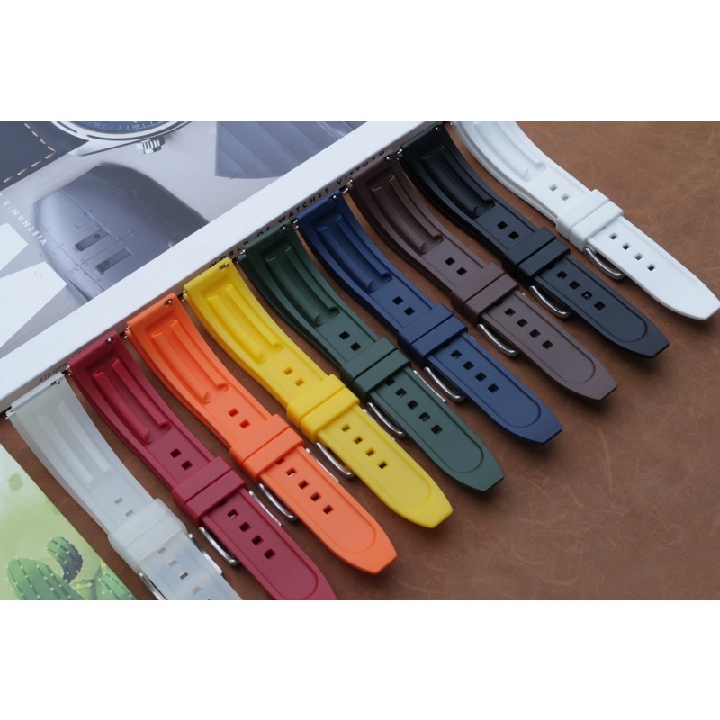 DÂY ĐỒNG HỒ CAO SU THƯƠNG HIỆU WWS, TẶNG KÈM TOOL THAY DÂY VÀ CHỐT