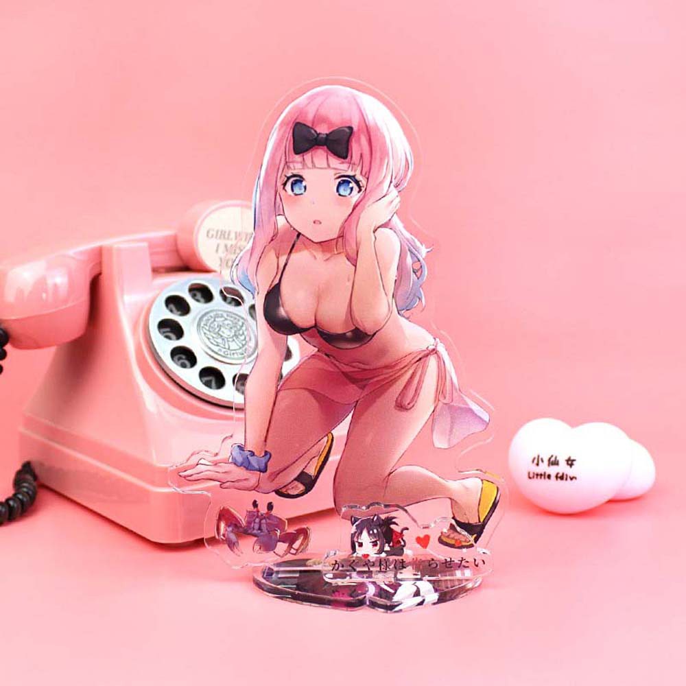 Mô Hình Đồ Chơi Nhân Vật Kaguya-Sama: Love Is War Bằng Acrylic Hai Mặt Thẻ
