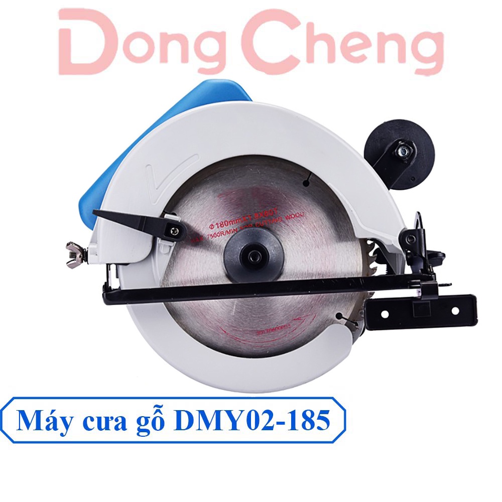 Máy Cưa Gỗ DongCheng DMY02-185 Công Suất Lớn 1100W - Động Cơ Mạnh Mẽ, Bền Bỉ, Lưỡi Cưa Sắc Bén
