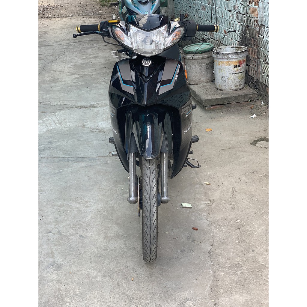 Tem sirius 110 RC xám đen xanh 2017