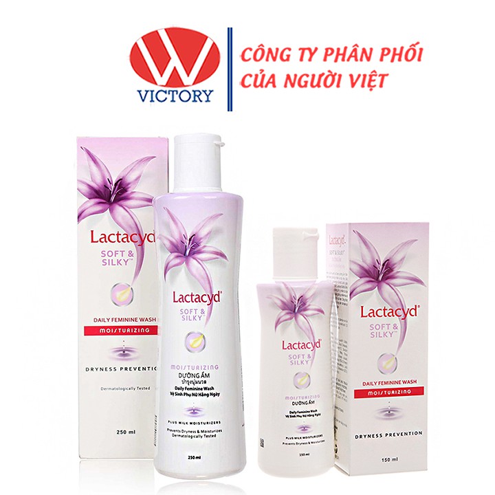 Dung Dịch Vệ Sinh Lactacyd Soft &amp; Silky - Chai 150ml/250ml - Victory Pharmacy