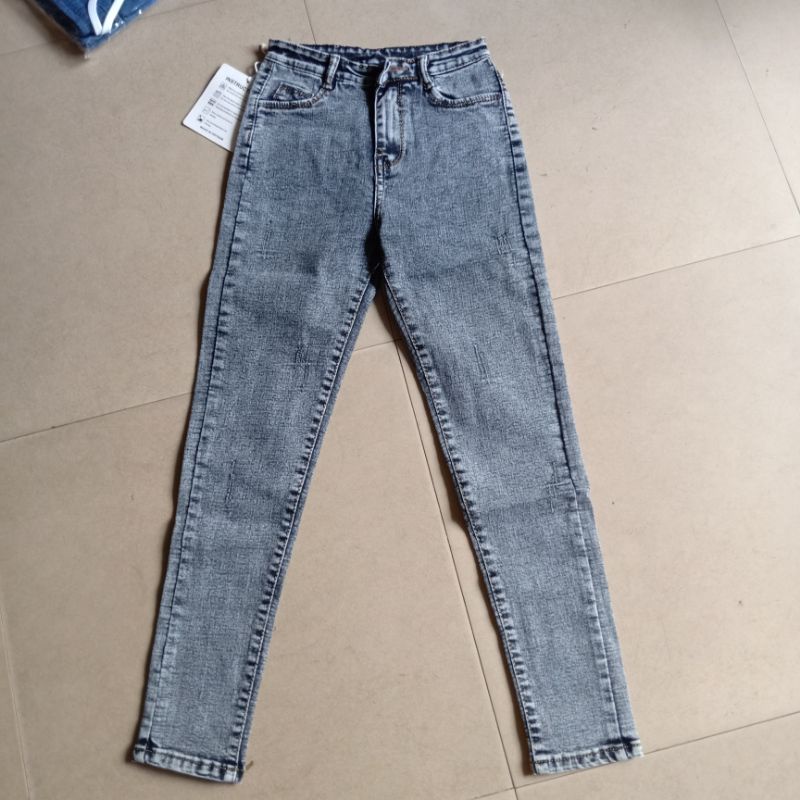 Quần Jeans Dài Nữ Vải Jean Cotton Co Giãn Size Đại