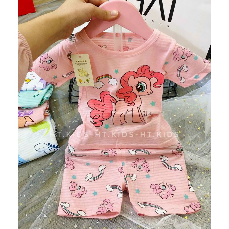 BỘ COTTON TRE CỘC TAY CHO BÉ SZ NHÍ 8-16 KG.