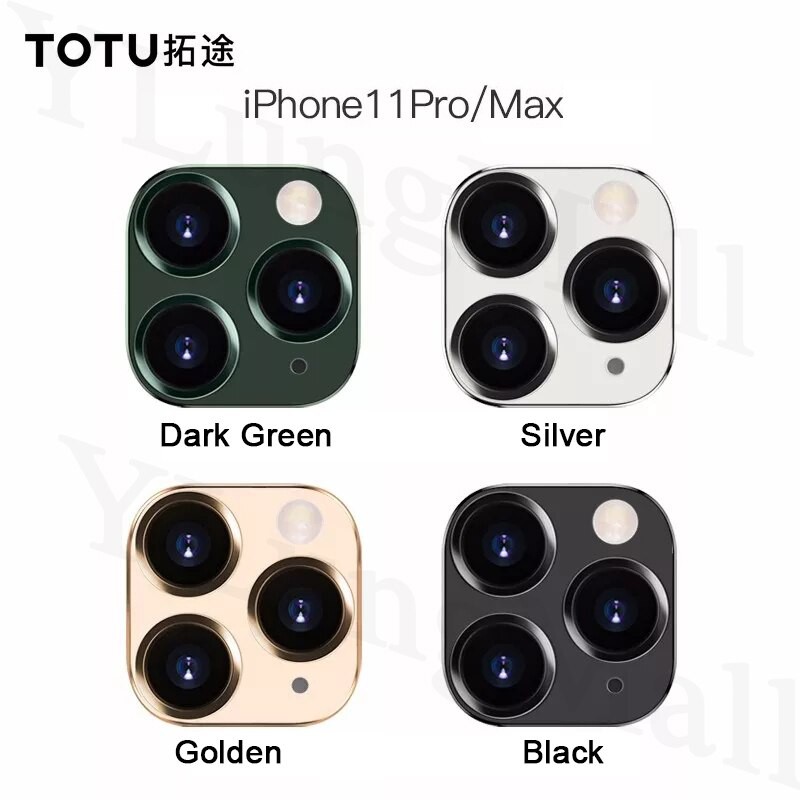 Miếng Dán Camera 3D Cho iPhone 11 Pro Max/ iPhone 11 Pro Chính Hãng Totu