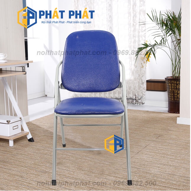 Ghế gấp chân sơn lưng dài Phát Phát G03, ghế gấp văn phòng giá rẻ cho mọi người