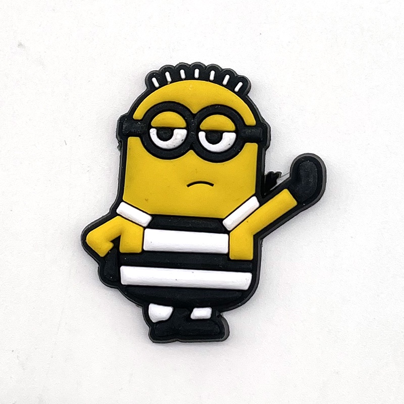 Jibbitz chủ đề hoạt hình minions crocs DIY Shoe Charms pvc accessories Phụ kiện dép Với 1000 Mẫu Lựa Chọn Thích hợp làm quà tặng giày trẻ em