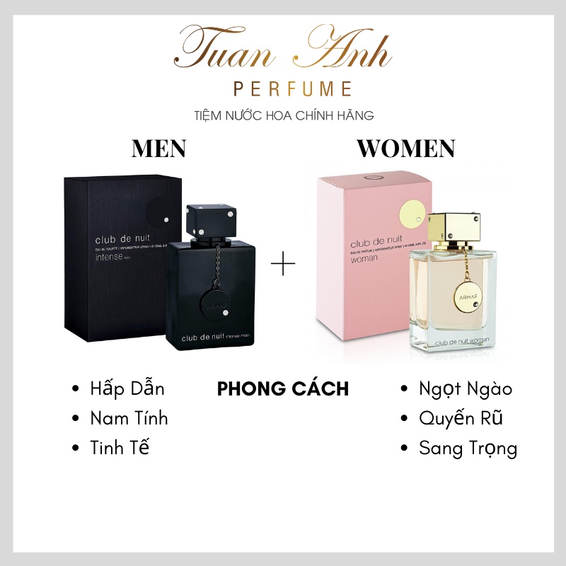 Nước hoa Club de Nuit Man và Woman EDP mẫu thử Chính Hãng Giá Tốt  - Tuan Anh Perfume