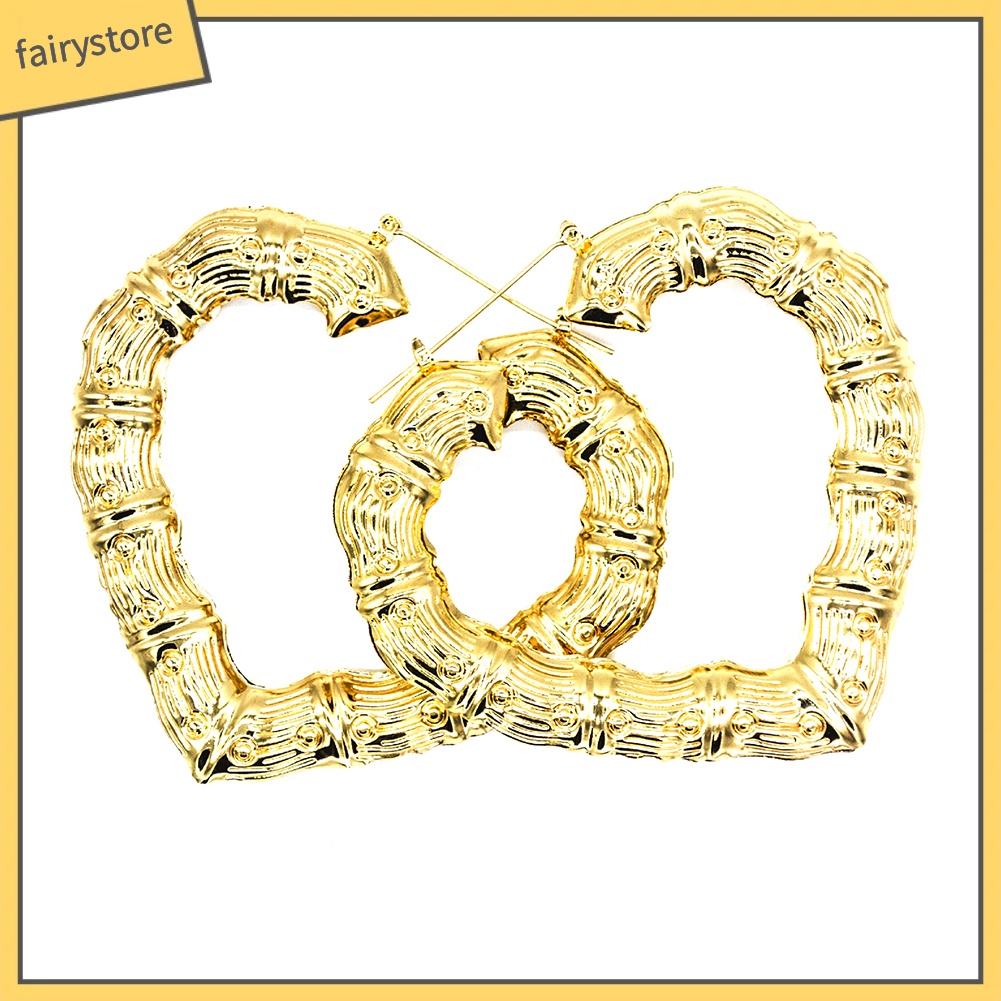 Khuyên tai kiểu dáng đốt tre độc đáo cá tính thời trang nữ