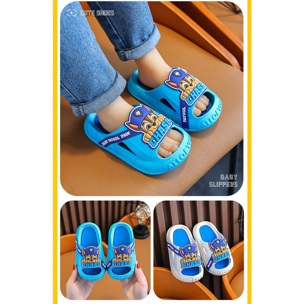 Dép Đi Trong Nhà Đế Mềm Họa Tiết Hoạt Hình Thời Trang Mùa Hè Cho Bé Trai