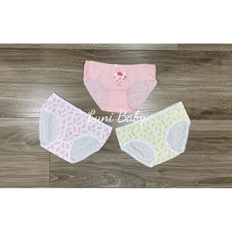 Set 3 quần chip tam giác Aircool bé gái
