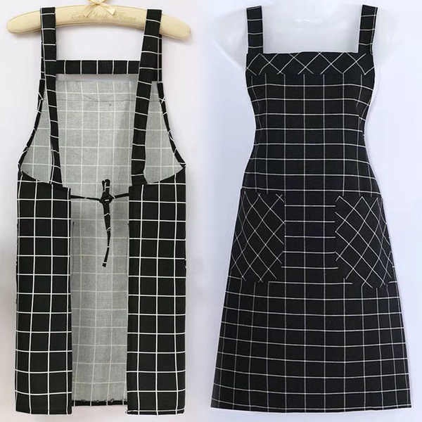 [❤️2021 phong cách nóng bỏng + nhà bếp + tạp dề + thực tế] Váy cotton nguyên chất Nữ Hàn Quốc Auger Dress Quần áo vải th