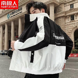 Áo khoác dù nam phối 2 màu siêu chất đậm cá tính gh77
