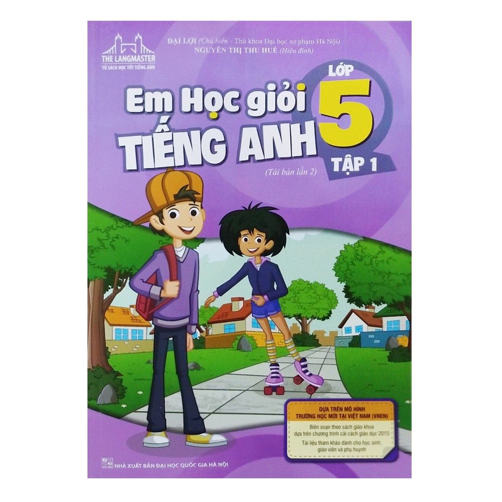 Sách - The langmaster em học giỏi tiếng anh lớp 5 tập 1