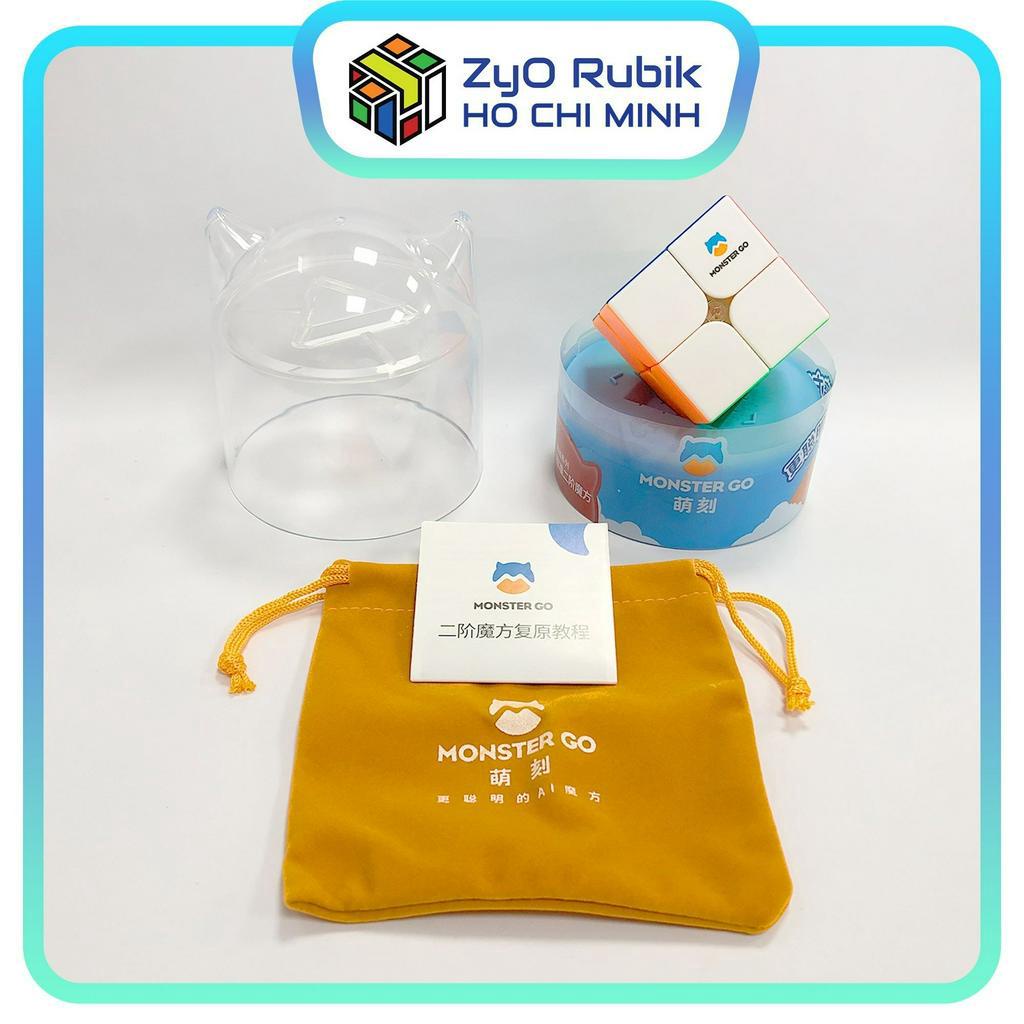 Rubik 2x2 Gan Monster Go Stickerless - Đồ chơi trí tuệ - Zyo Rubik Hồ Chí Minh
