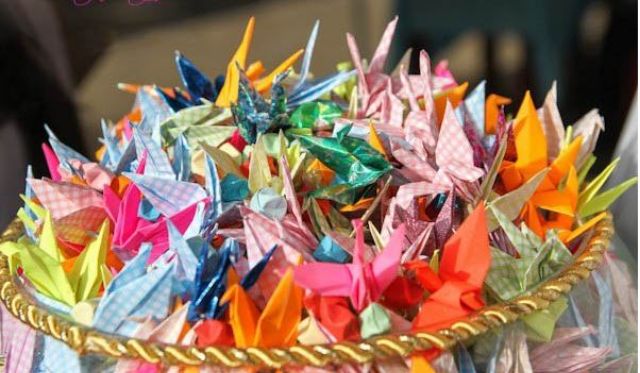 Giấy gấp hạc 500 giấy 40mm x 40mm