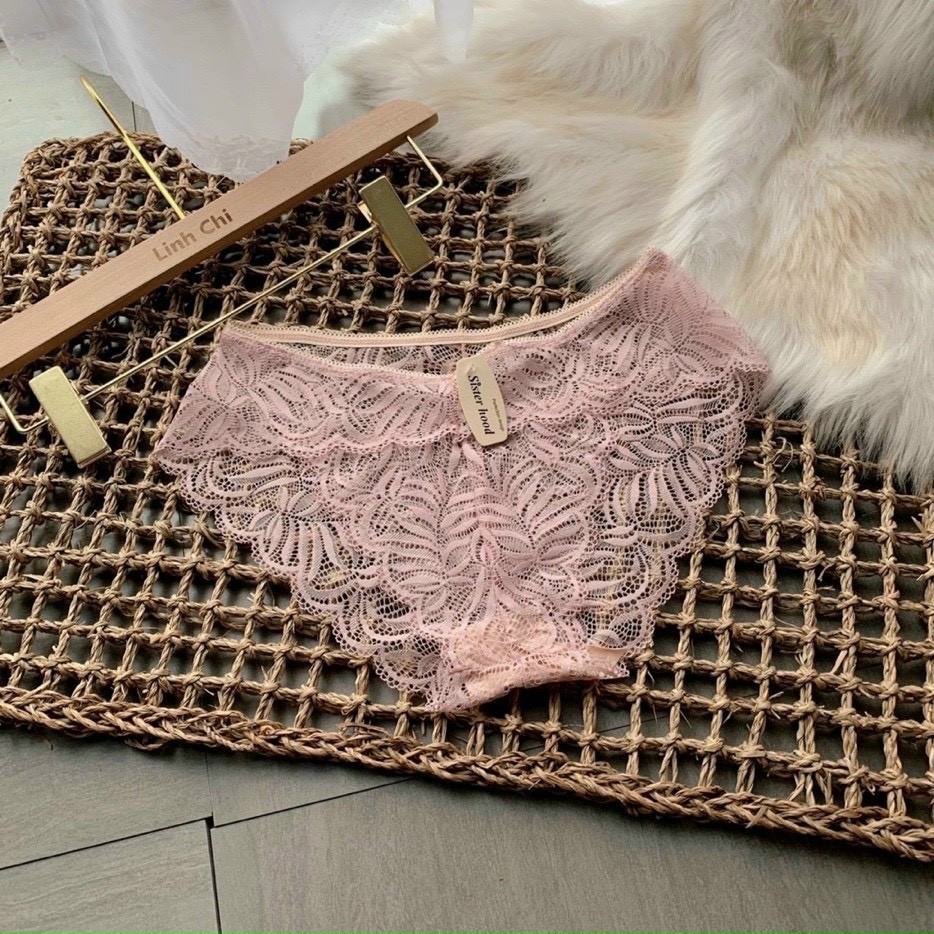 Quần Lót Nữ Ren Sexy thiết kế họa tiết ren xuyên thấu siêu gợi cảm quyến rũ mã QL02 | BigBuy360 - bigbuy360.vn