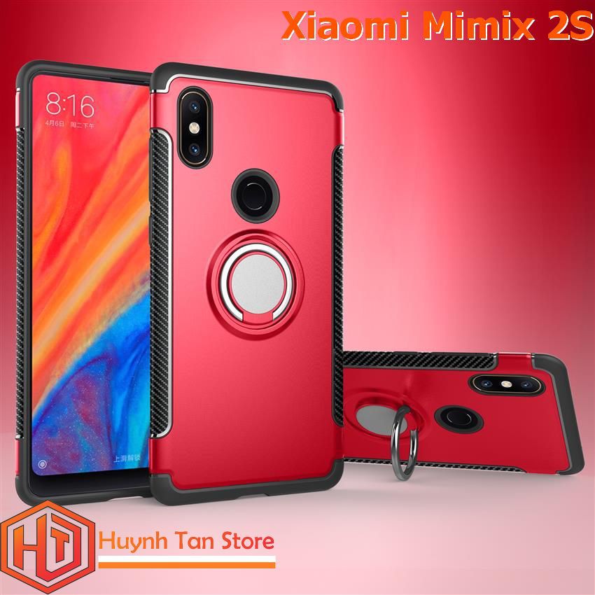 Ốp lưng Xiaomi Mi Mix 2s, Mimix 2S cao su chống sốc giáp ô tô