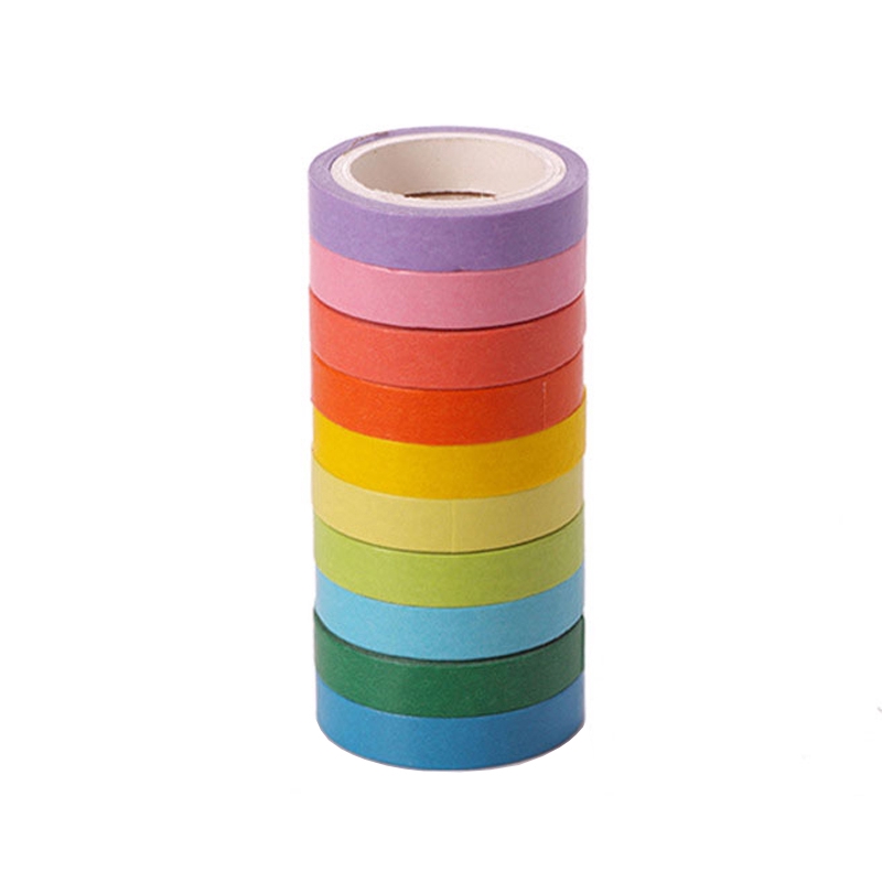 Set 10 Cuộn Băng Dính Xinh Xắn Dùng Trang Trí Tiệc Cưới / Sinh Nhật