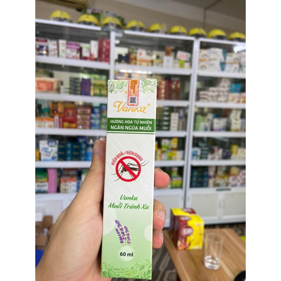 [Chính hãng] Xịt muỗi Vanka hương hoa tự nhiên,ngăn muỗi hiệu quả,an toàn cho cả gia đình