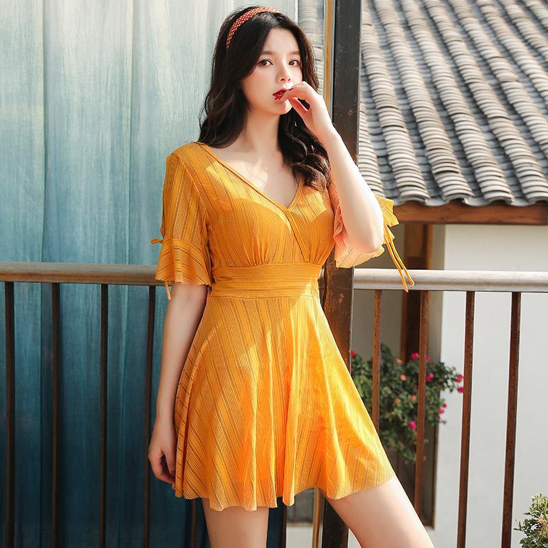 Đồ Bơi Một Mảnh Màu Đen Size Lớn Phong Cách Hàn Quốc Cho Nữ | BigBuy360 - bigbuy360.vn