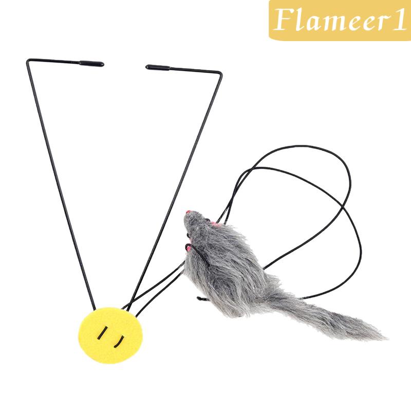 [Flameameer1] Đồ Chơi Tàu Lửa, Chuột Chaser Đồ Chơi Tương Tác Cho Mèo