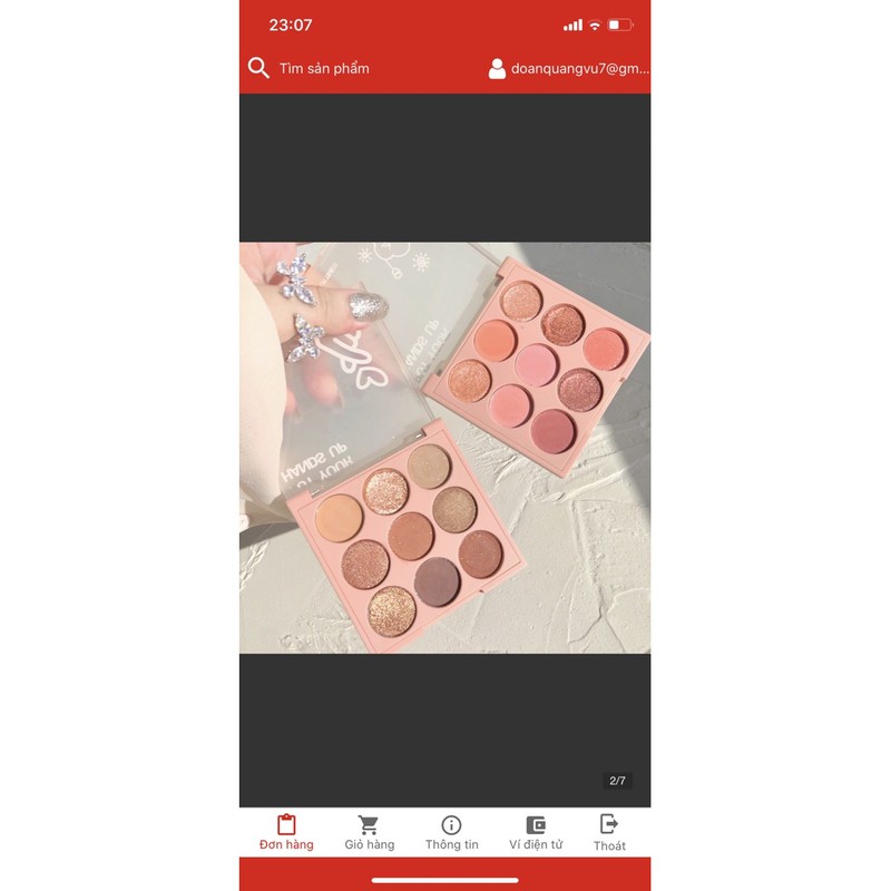 Bảng Mắt 9 Ô Sweet Mint Nhũ Lì Put Your Hands Up | BigBuy360 - bigbuy360.vn