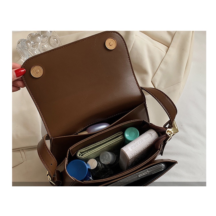 Túi đeo chéo IELGY bằng da PU thời trang dành cho nữ