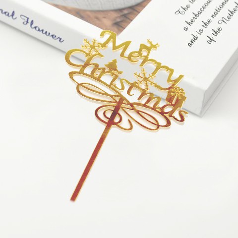 topper cake [FREESHIP] combom 10 thẻ cắm giáng sinh