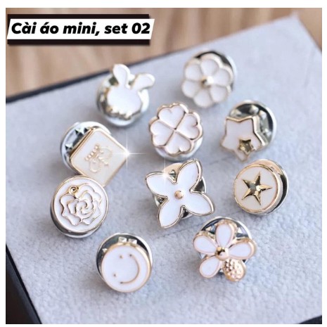 Sỉ Set 10 chiếc châm cài áo xinh xắn