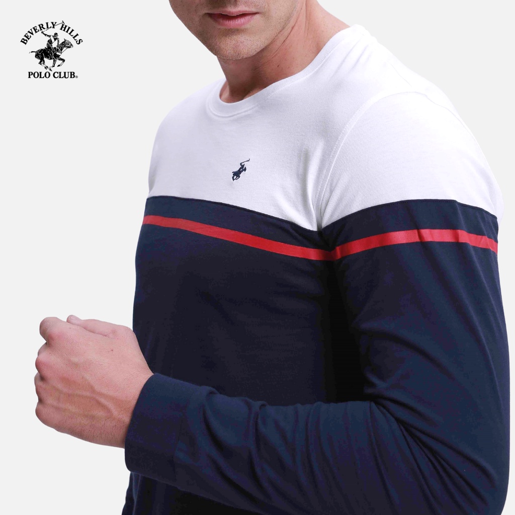 Beverly Hills Polo Club - Áo thun Ngắn tay Nam Regularfit Navy NV- BHPC TSMRLS20TL133