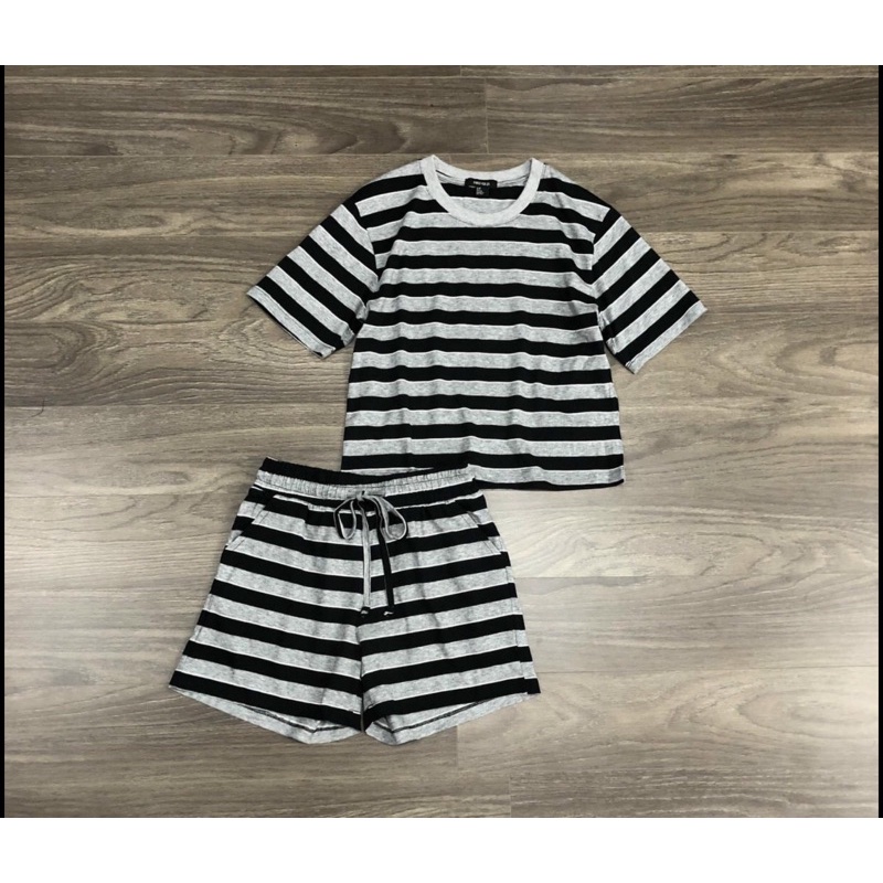 BEUCLOSET -Set đồ bộ mặc nhà hoặc tiết kẻ sọc F21 thun cotton | BigBuy360 - bigbuy360.vn