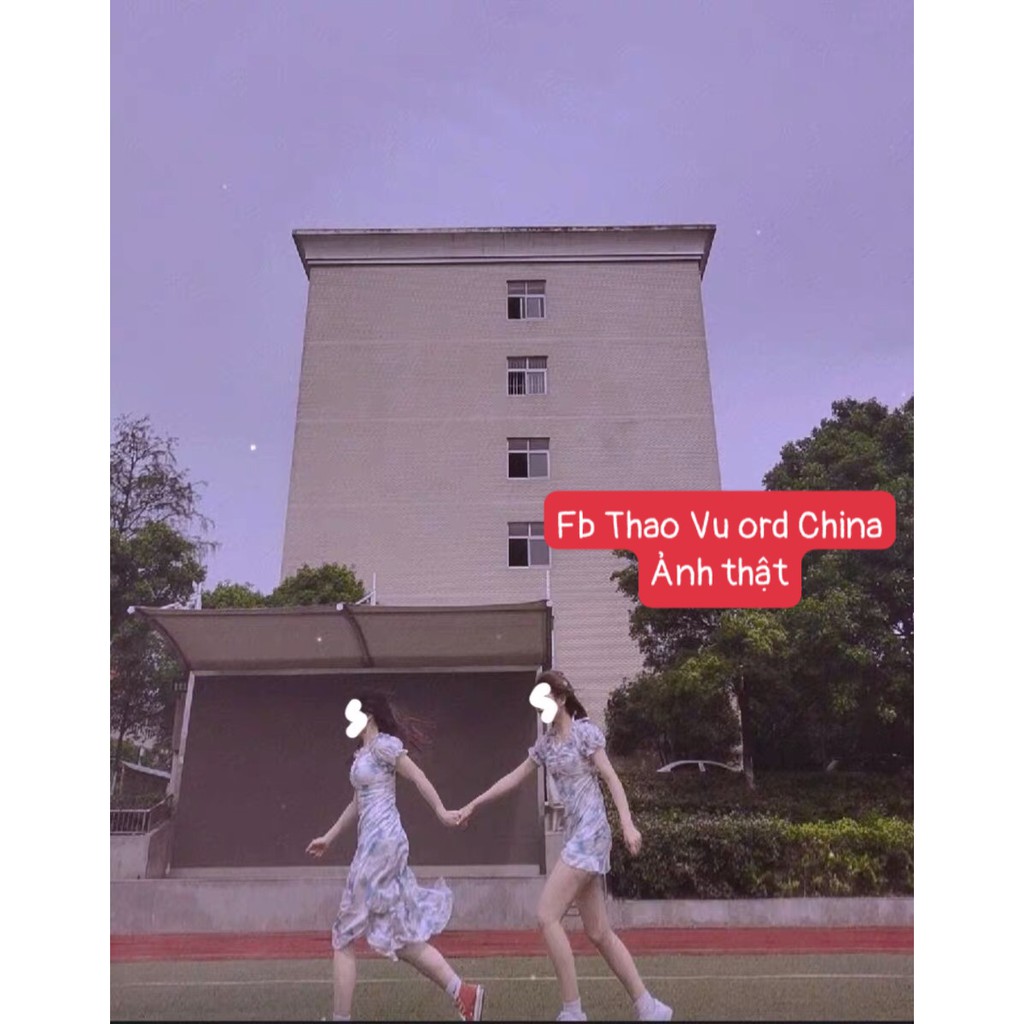 Váy Họa Tiết Mây ⚡️ẢNH THẬT⚡️ Váy Đầm Cotton, Tay Ngắn, Dáng Xinh | BigBuy360 - bigbuy360.vn