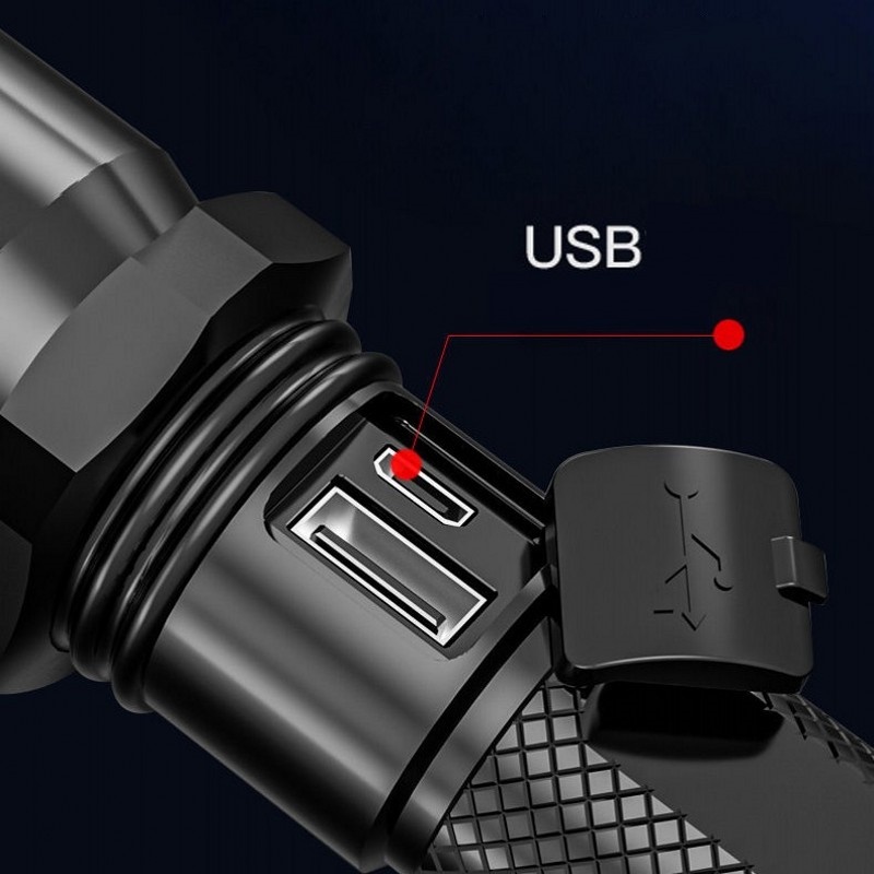 Đèn Pin LED ABS Chống Nước 3 Chế Độ Sáng Tiện Dụng Cho Gia Đình/ Dã Ngoại